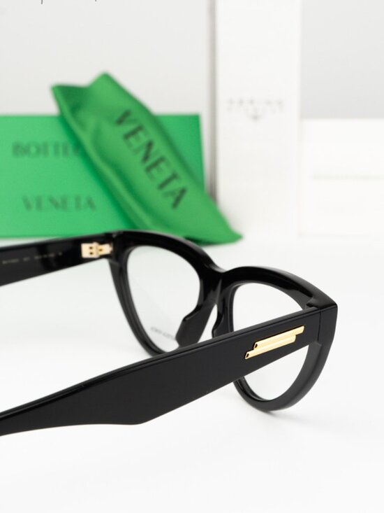 Bottega Veneta Women Eyeglasses Black Demo Cat Eye BV1193O 001 NEW AUTHENTIC main image 4